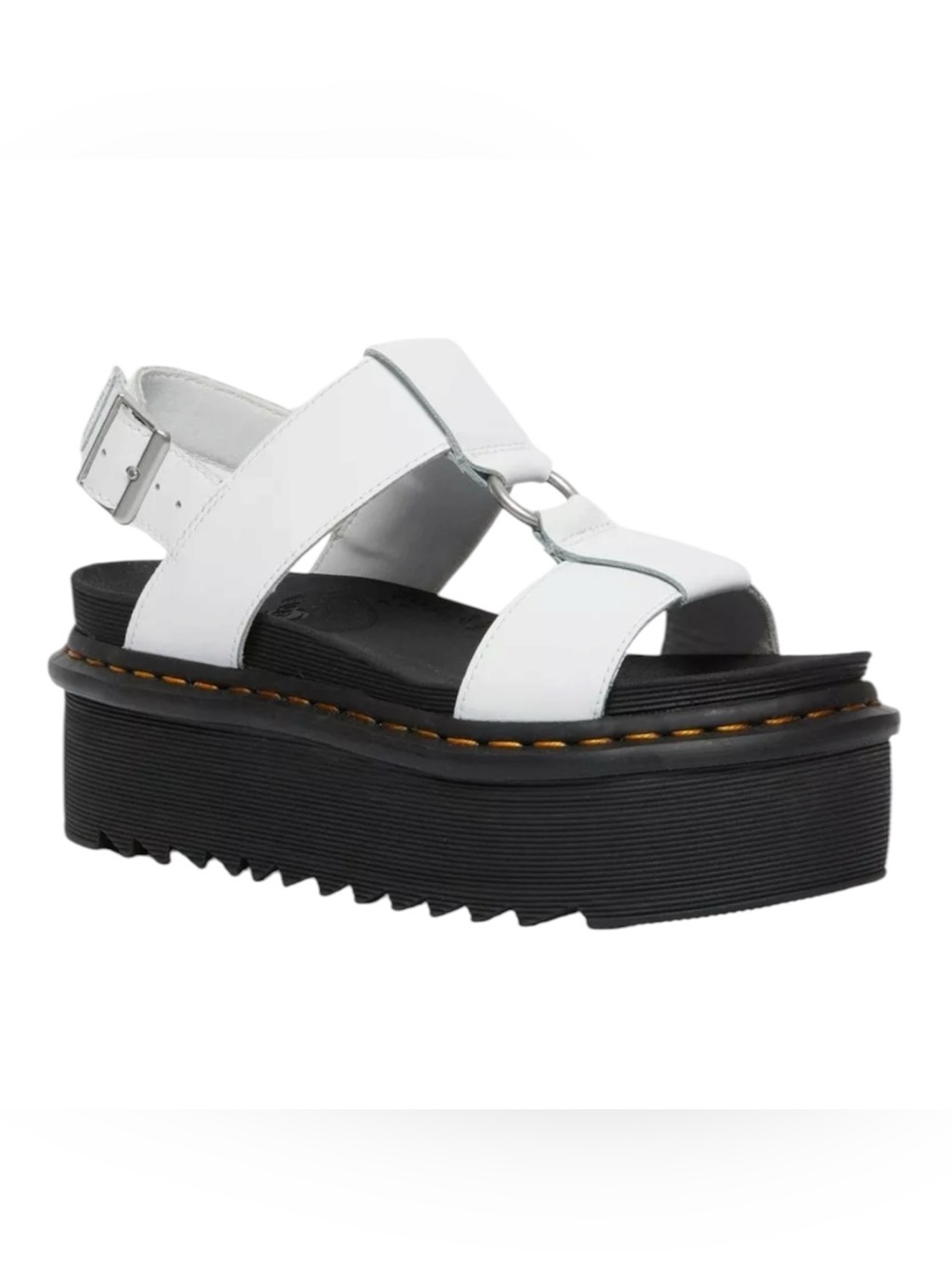 Dr. Martens FRANCIS LEATHER PLATFORM STRAP SANDALS Size 7.5